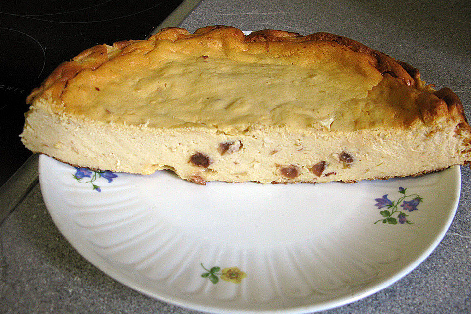 Käsekuchen mit Äpfeln, ohne Boden à la Städtke