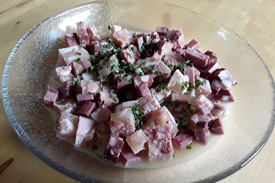 Essig-Öl-Dressing für Wurstsalat