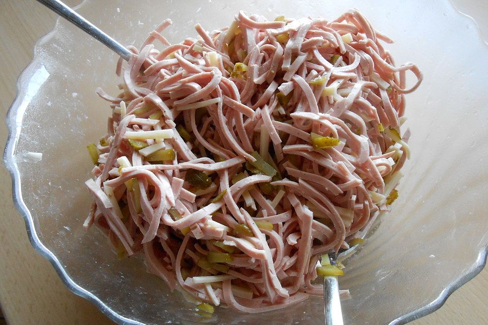 Essig-Öl-Dressing für Wurstsalat