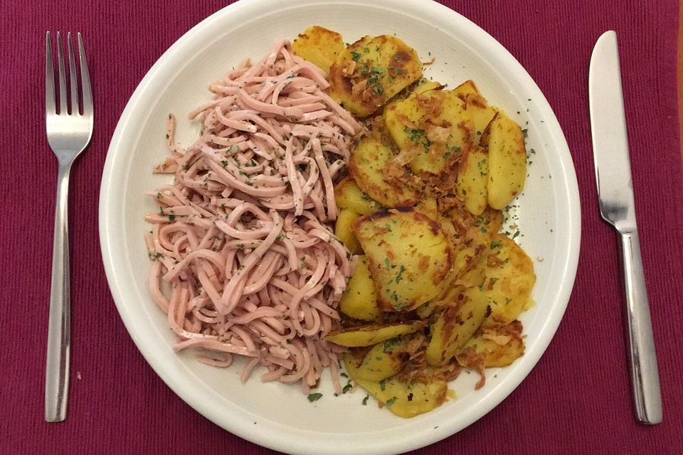 Essig-Öl-Dressing für Wurstsalat