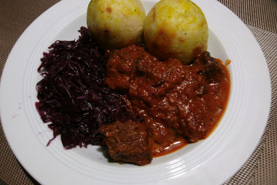 Weihnachtliches Gulasch