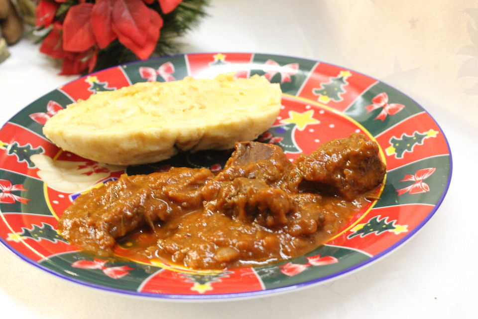 Weihnachtliches Gulasch