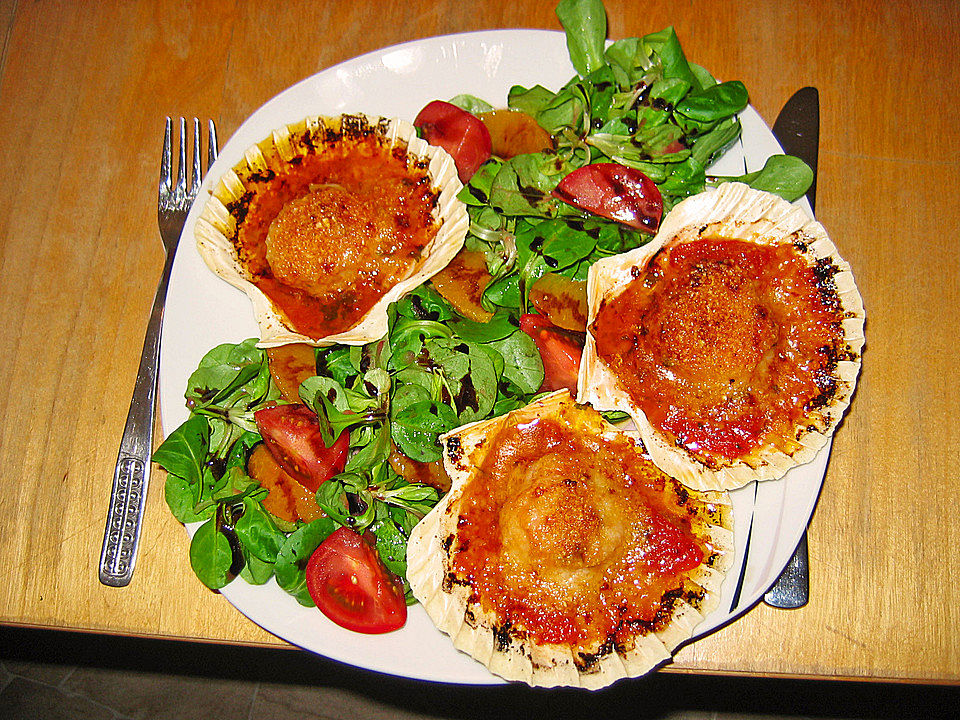 Gratinierte Jakobsmuscheln auf Orangen-Feldsalat von finkiwinkie | Chefkoch Gratinierte Jakobsmuscheln auf Orangen-Feldsalat von finkiwinkie | Chefkoch