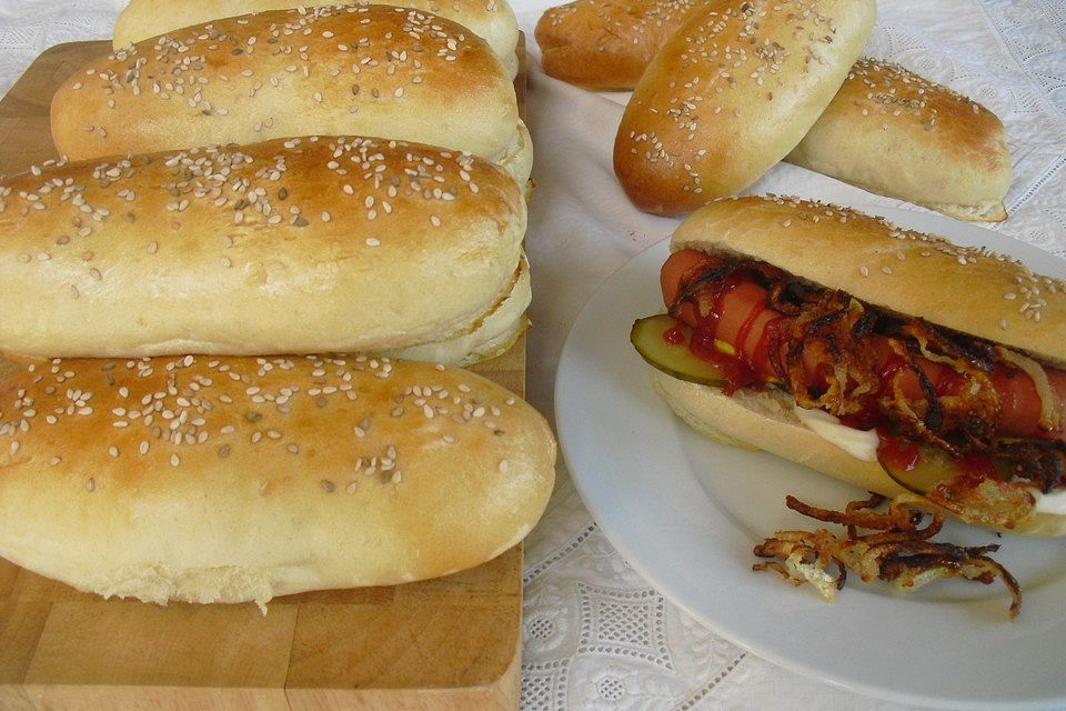 Amerikanische Hot Dog Brötchen Nr. 1