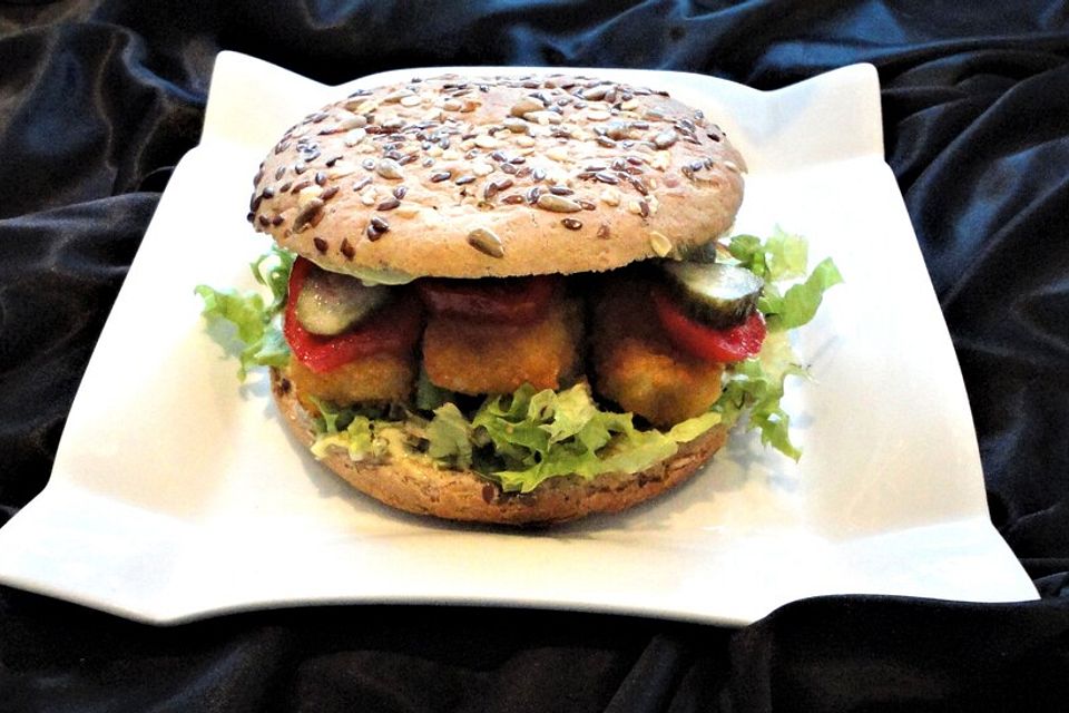 Sandra's Fischstäbchenburger