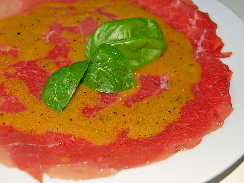 Carpaccio von Cafca Chefkoch