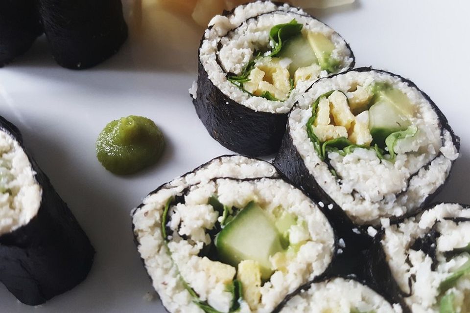 Nori-Maki-Sushi-Füllung Ei