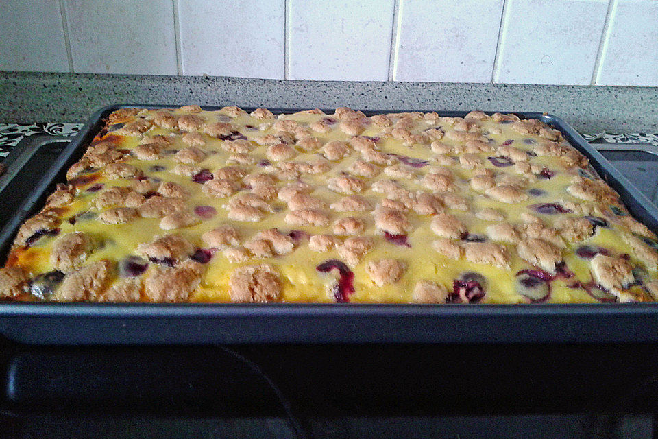 Vanille-Quark-Streuselkuchen vom Blech