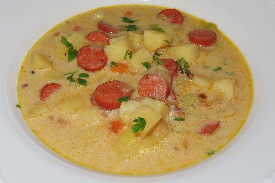 Herzhafte Kartoffelsuppe à la Gabi