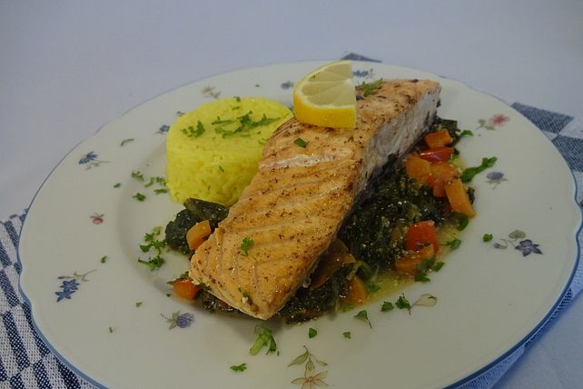 Lachsfilet im Gemüsebett von binchen59 Chefkoch