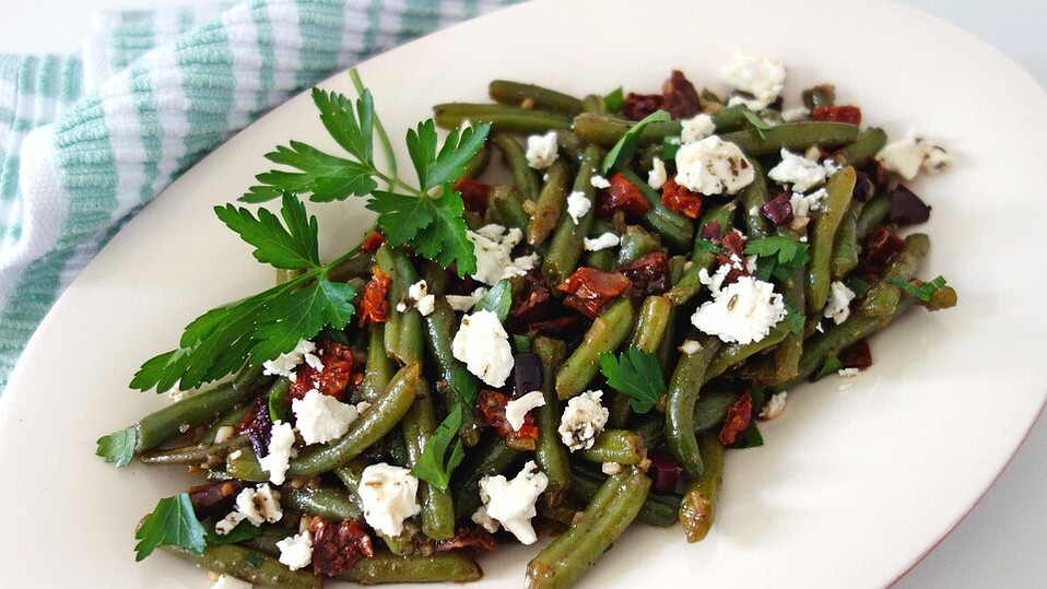 Grüner Bohnensalat mit getrockneten Tomaten von Rike-622 Grüner Bohnensalat mit getrockneten Tomaten von Rike-622