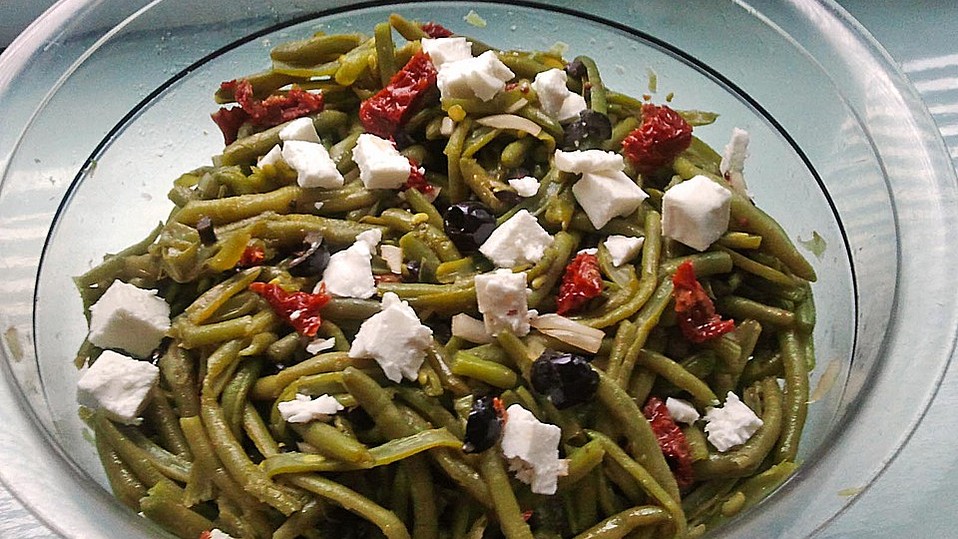 Grüner Bohnensalat mit getrockneten Tomaten von Rike-622 Grüner Bohnensalat mit getrockneten Tomaten von Rike-622