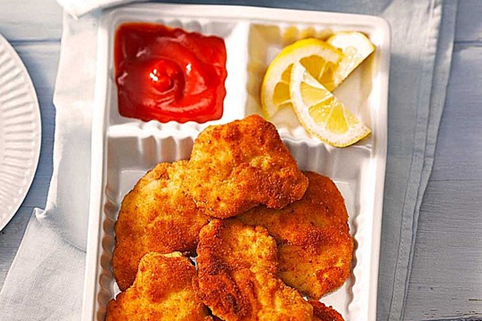 Hähnchenschnitzel mit Zitronenpanade