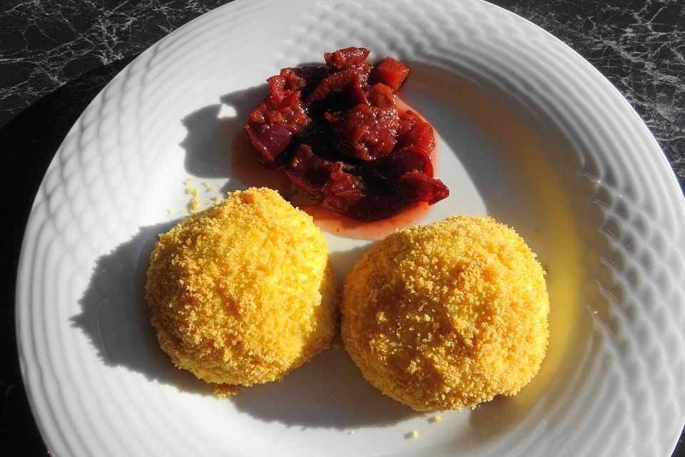 Kürbis-Topfen-Knödel