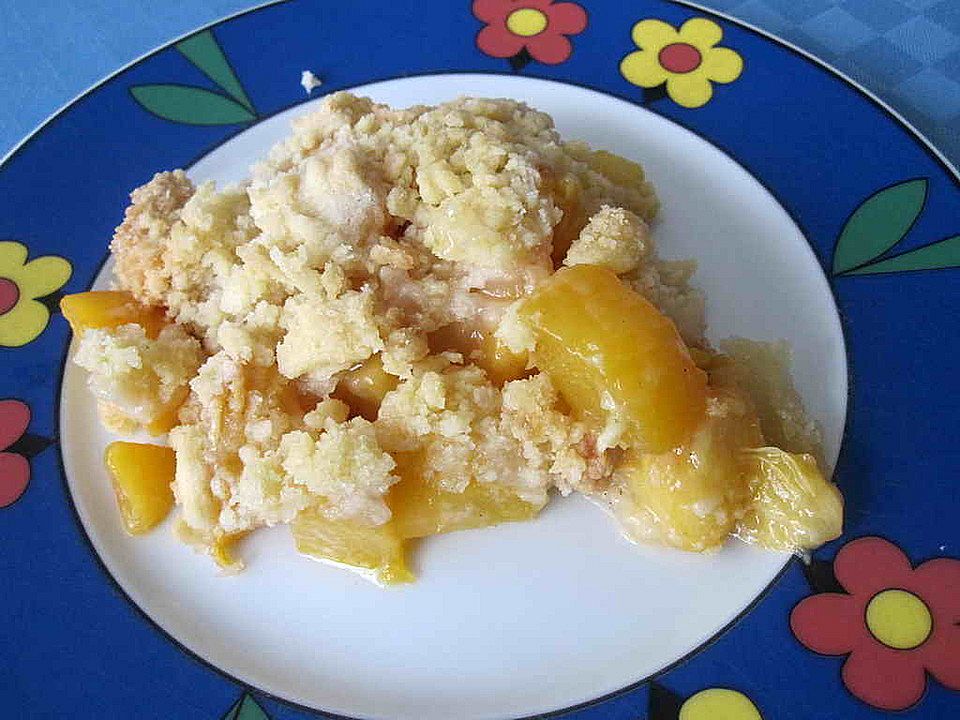 Pfirsich Crumble von rkangaroo| Chefkoch