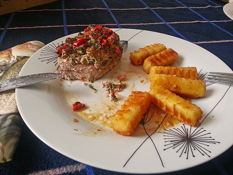Steaks mit Schmandhaube von bea2707| Chefkoch