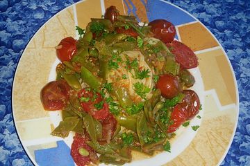 Penne Mit Stangenbohnen In Tomatensauce Von Toniriel Chefkoch 