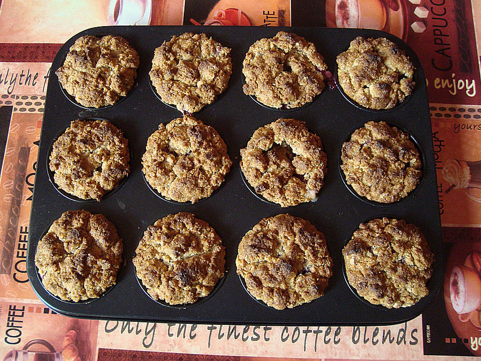 Himbeer-Haselnussmuffins mit Puddingfüllung von TrixiNB| Chefkoch