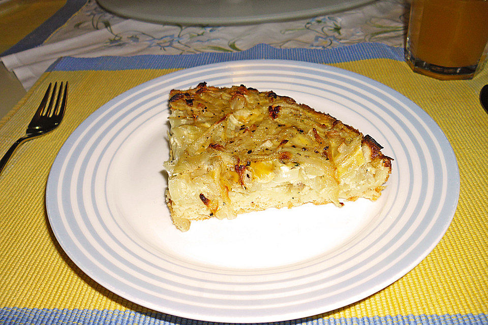 Zwiebelkuchen - die etwas schlankere Version