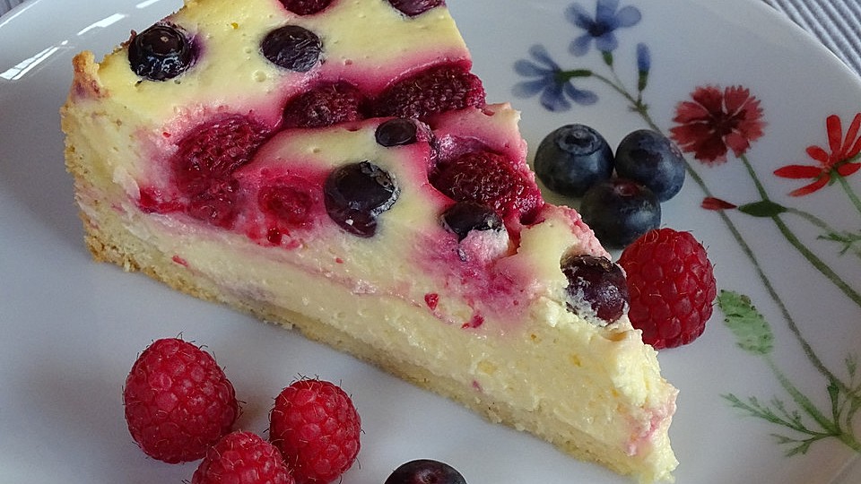 Kasekuchen Mit Himbeeren Von Isa Baerchen Chefkoch