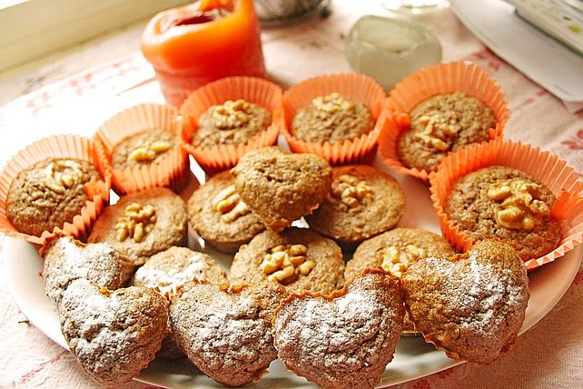 Vollkornmuffins mit Bananen und Apfel von Isa_volkorn| Chefkoch