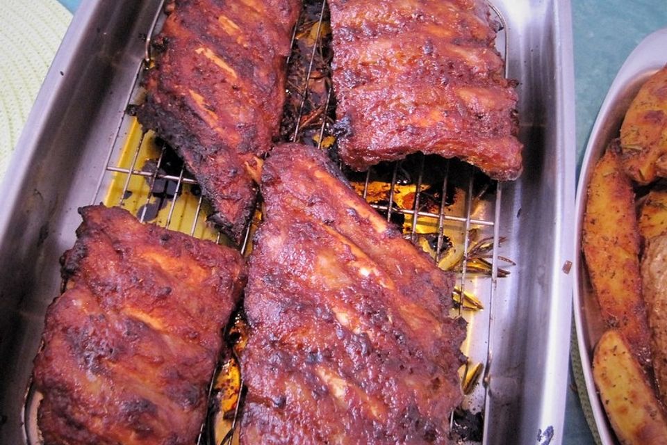 Backofen-Spareribs