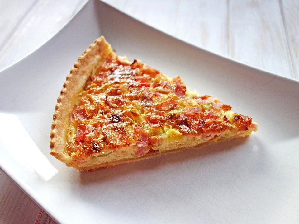 Einfache Schinken-Käse-Lauch Quiche von downhillcat| Chefkoch