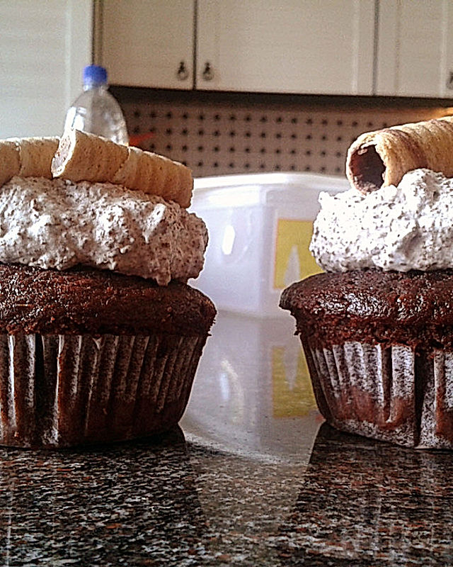 Schokopudding-Cupcakes