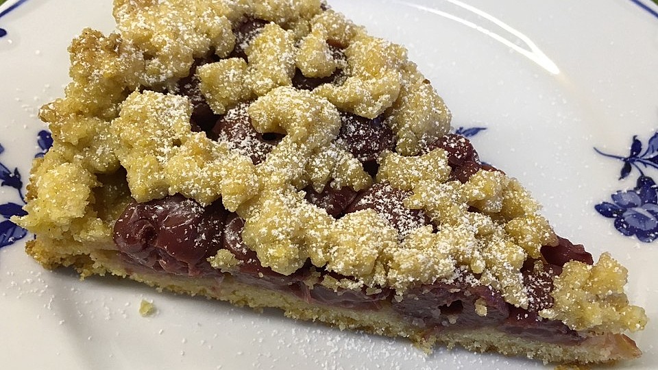 Omas Knackiger Kirschkuchen Von Mone1976 Chefkoch
