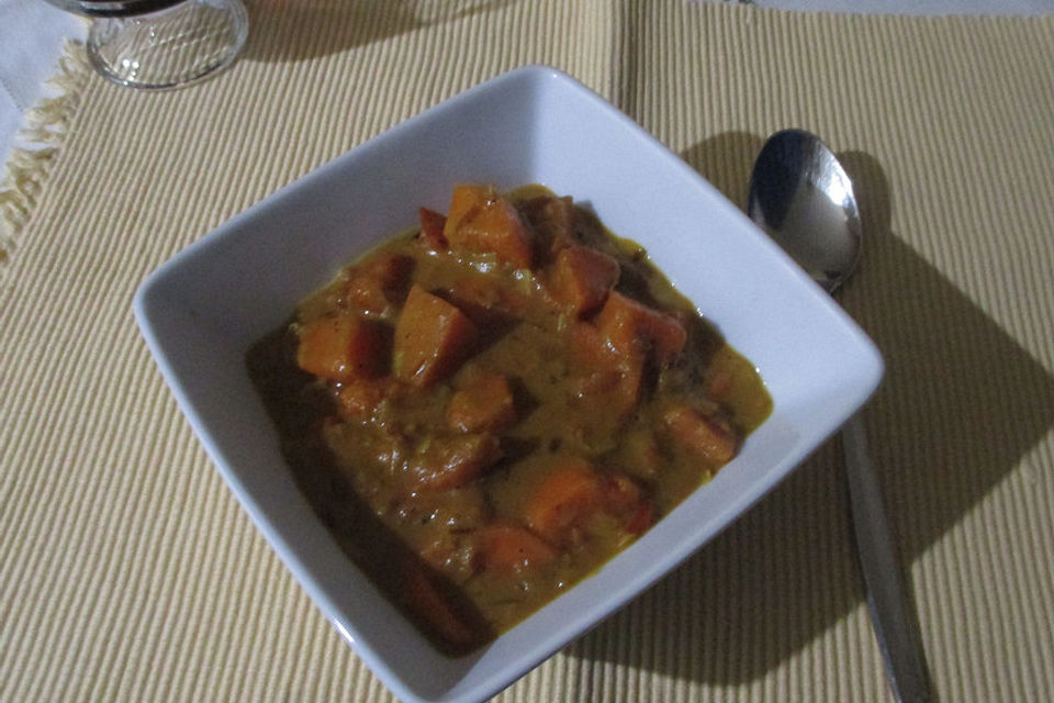 Süßkartoffelcurry