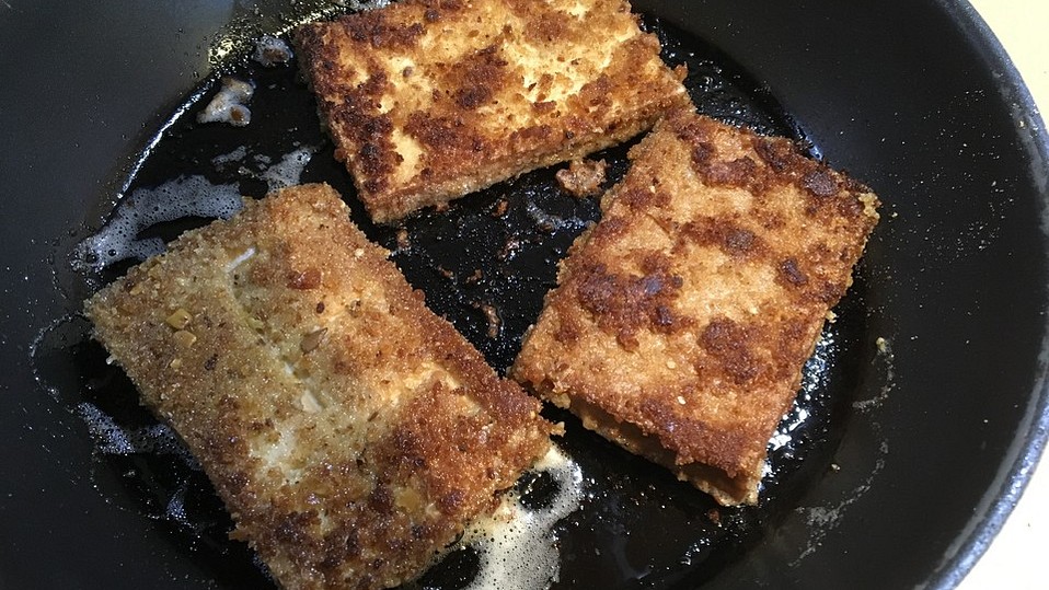 Paniertes Tofuschnitzel Wiener Art von schwene Paniertes Tofuschnitzel Wiener Art von schwene