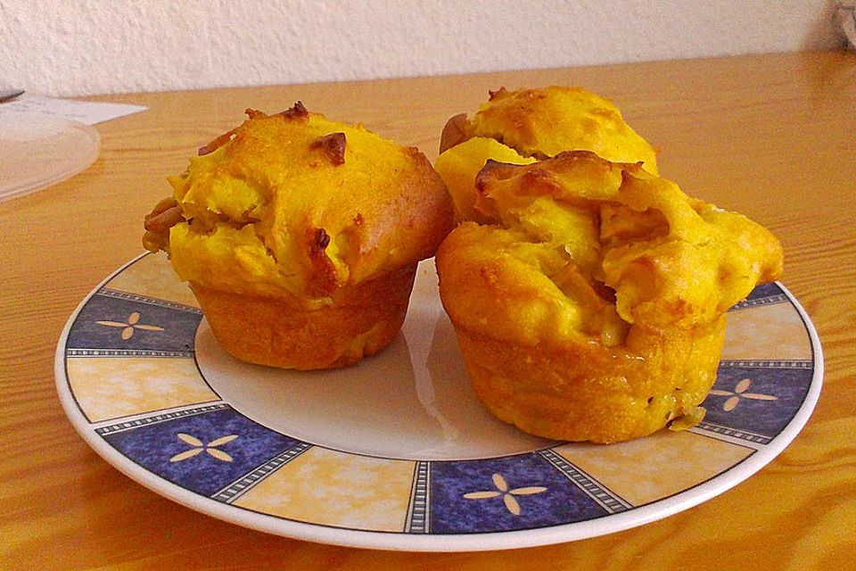 Kürbis-Apfel-Muffins