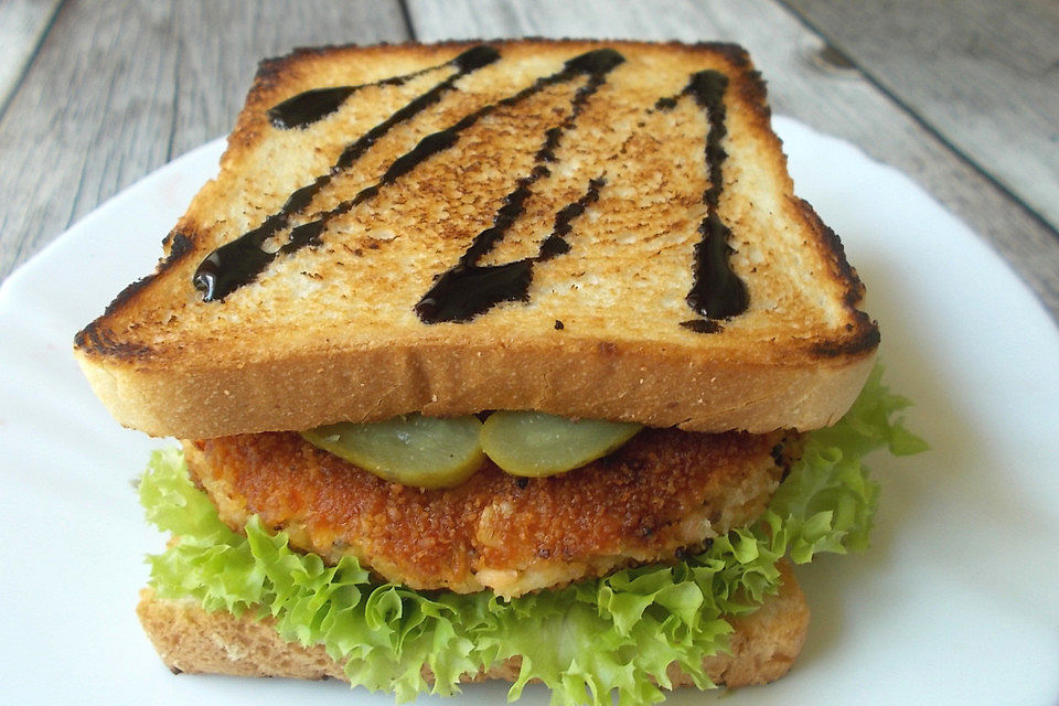 Fischfrikadellen-Burger