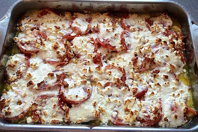 Fischauflauf mit Feta-Kruste von tiggerblue78| Chefkoch