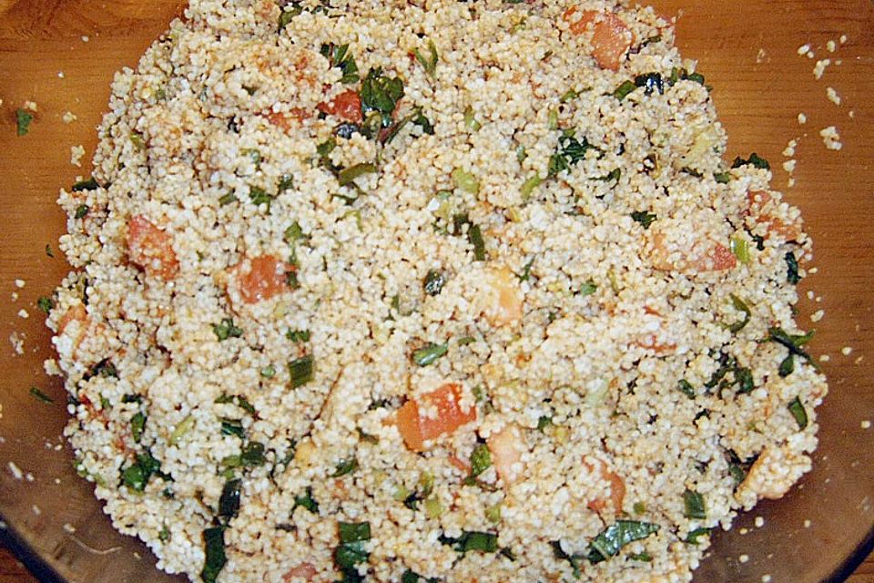 Scharfer Couscous - Salat