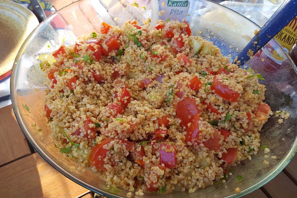 Scharfer Couscous - Salat