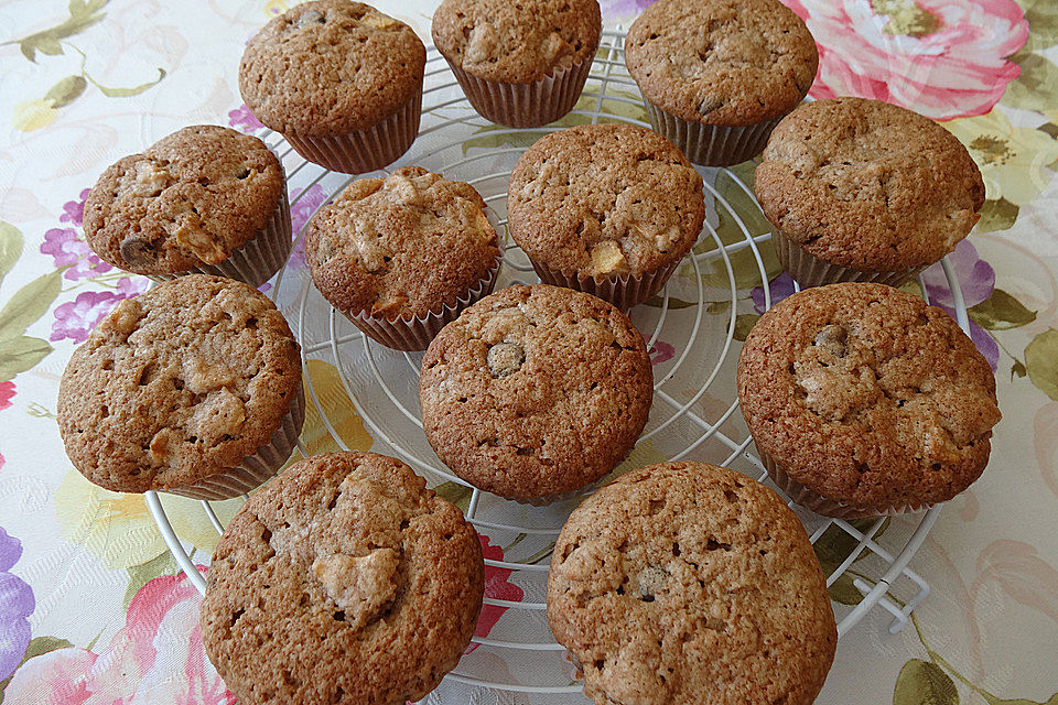 Schokoladen-Apfel Muffins