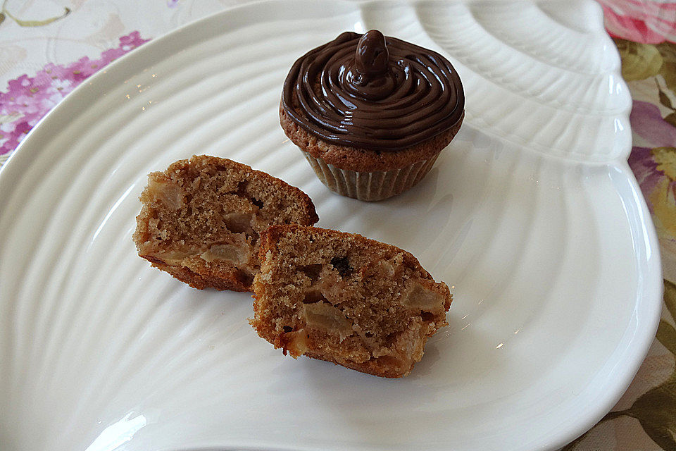 Schokoladen-Apfel Muffins