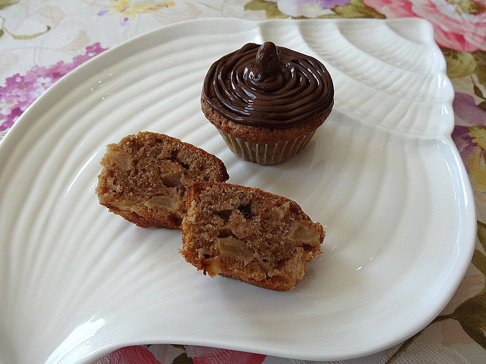Schokoladen-Apfel Muffins von BellaMoona| Chefkoch