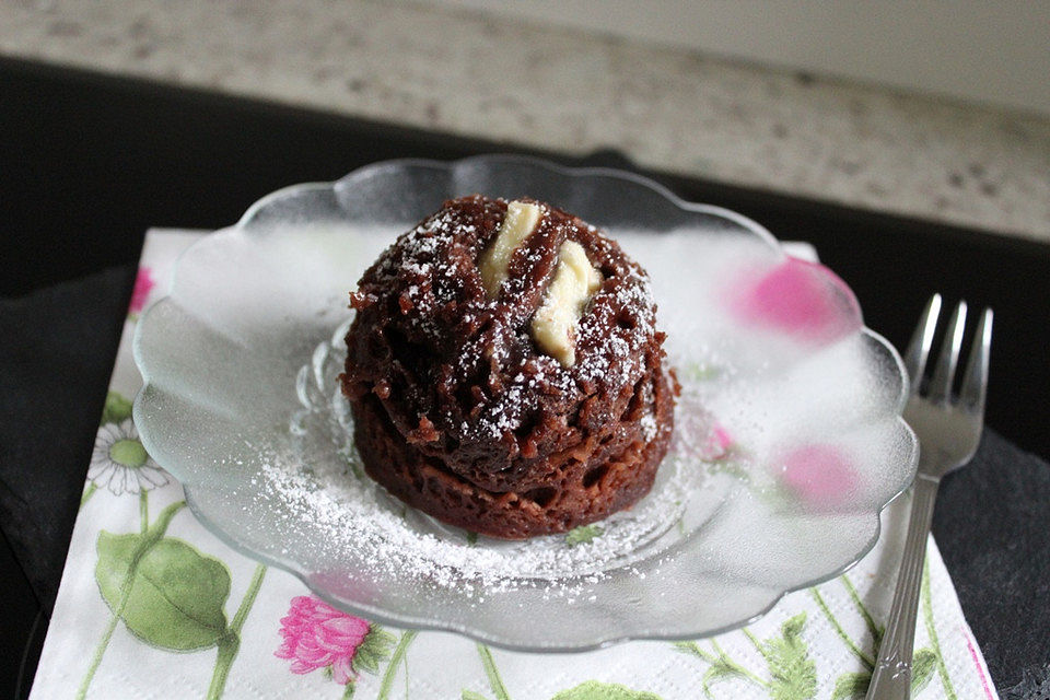 Wolken-Schoko-Tassenmuffins à la Mäusle