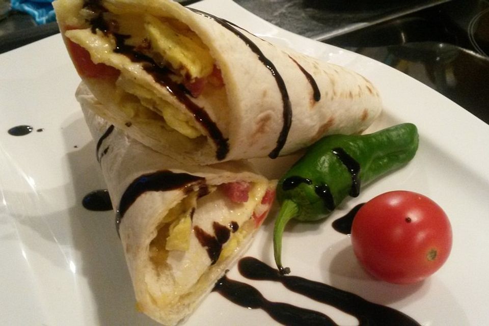 Rührei Wrap