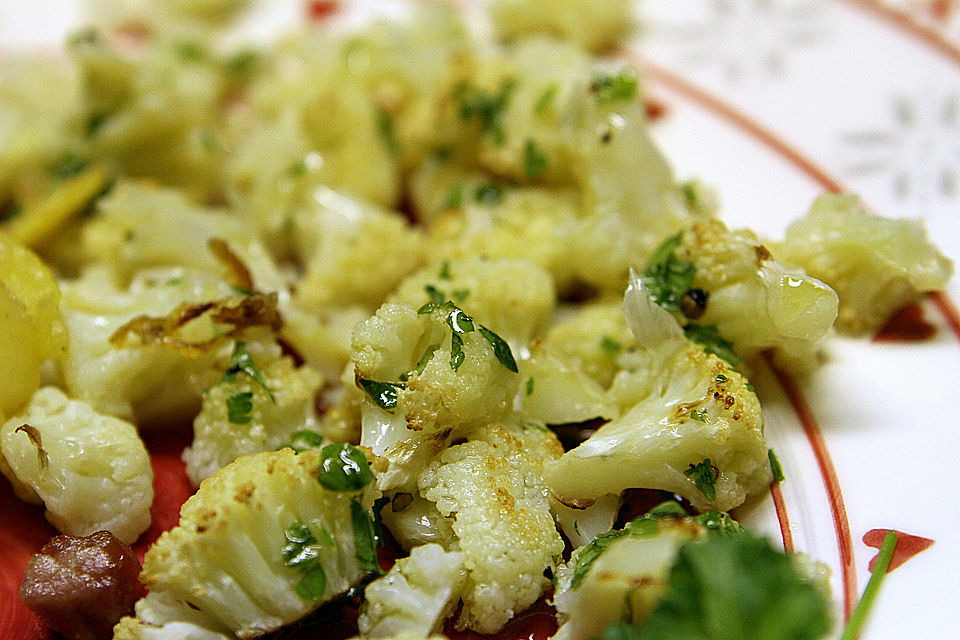 Blumenkohl geröstet