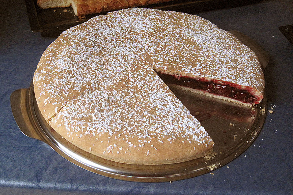 Dünner Kirschkuchen