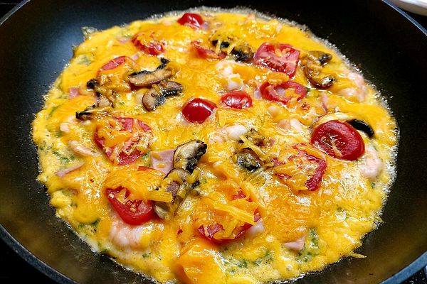 Omelette mit Tomaten und Pilzen von Pfoetchen75 | Chefkoch