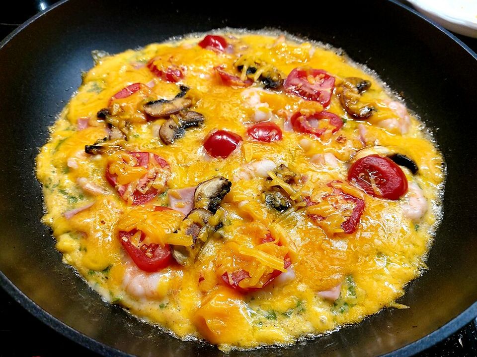 Omelette mit Tomaten und Pilzen von Pfoetchen75 | Chefkoch