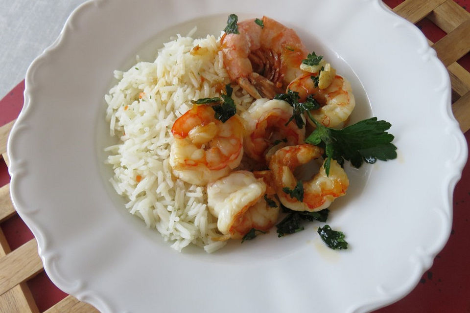 Gambas mit Knoblauch