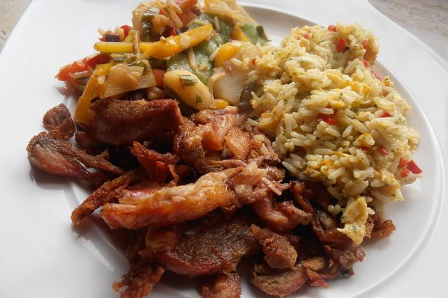 Knusprige Ente mit Wok-Gemüse von nb717| Chefkoch