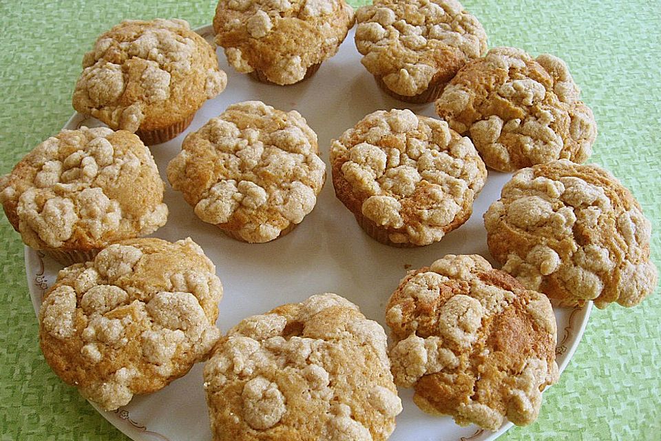 Birnen - Streusel Muffin