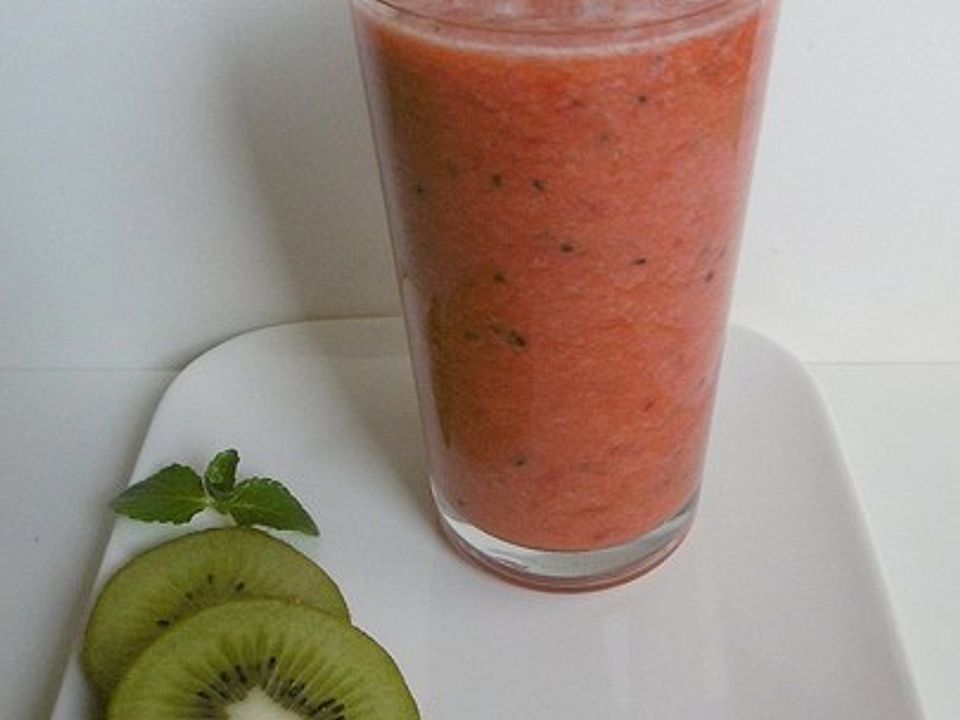 Kiwi-Erdbeer-Honig Shake von m-power-gz| Chefkoch