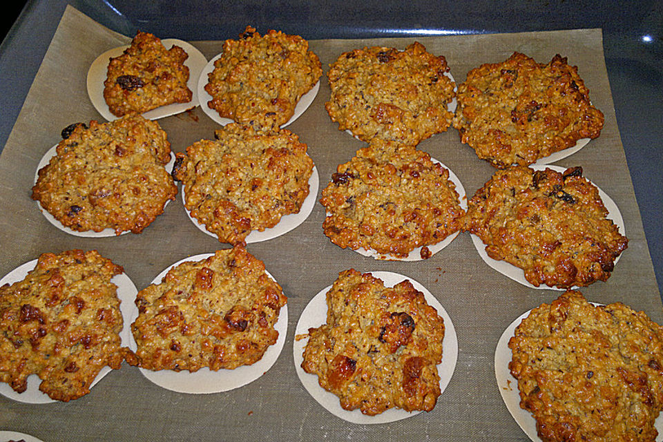 Haferflockenplätzchen nach TCM